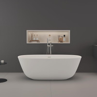 Royal Ibiza 59" Stone resin Freestanding Bathtub Royal Ibiza 59" Stone resin Freestanding Bathtub