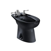 Toto Piedmont Bidet, Vertical Spray - Ebony Toto Piedmont Bidet, Vertical Spray - Ebony