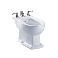 Toto Clayton® Bidet, Vertical Spray - Cotton Toto Clayton® Bidet, Vertical Spray - Cotton