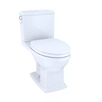 Toto Connelly® Two-Piece Toilet 1.28 GPF & 0.9 GPF - WASHLET®+ Connection with Left Hand Lever - Cotton Toto Connelly® Two-Piece Toilet 1.28 GPF & 0.9 GPF - WASHLET®+ Connection with Left Hand Lever - Cotton