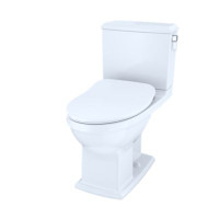 Toto Connelly® Two-Piece Toilet 1.28 GPF & 0.9 GPF - WASHLET®+ Connection - Slim Seat with Right Hand Lever - Cotton Toto Connelly® Two-Piece Toilet 1.28 GPF & 0.9 GPF - WASHLET®+ Connection - Slim Seat with Right Hand Lever - Cotton