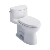 Toto Supreme® II One-Piece Toilet, Elongated Bowl - 1.28 GPF - WASHLET+ Connection - Cotton Toto Supreme® II One-Piece Toilet, Elongated Bowl - 1.28 GPF - WASHLET+ Connection - Cotton