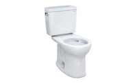 Toto Drake® Two-piece Toilet, 1.6 GPF, Round Bowl - Universal Height - Cotton Toto Drake® Two-piece Toilet, 1.6 GPF, Round Bowl - Universal Height - Cotton