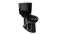 Toto Drake® Two-piece Toilet, 1.28 GPF, Elongated Bowl With Left Hand Lever - Ebony Toto Drake® Two-piece Toilet, 1.28 GPF, Elongated Bowl With Left Hand Lever - Ebony