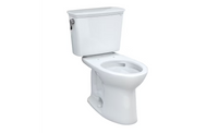 Toto Drake® Transitional Two-piece Toilet, 1.28 GPF, Elongated Bowl Cotton Toto Drake® Transitional Two-piece Toilet, 1.28 GPF, Elongated Bowl Cotton