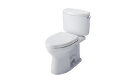 Toto Drake® II Two-Piece Toilet 1.28 GPF With Right Hand Lever - Cotton Toto Drake® II Two-Piece Toilet 1.28 GPF With Right Hand Lever - Cotton
