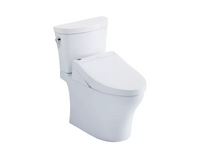 Toto Aquia® IV Arc - WASHLET®+ C5 Two-Piece Toilet - 1.28 GPF & 0.9 GPF - New - Cotton Toto Aquia® IV Arc - WASHLET®+ C5 Two-Piece Toilet - 1.28 GPF & 0.9 GPF - New - Cotton