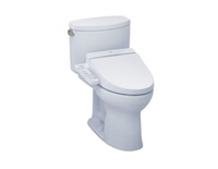 Toto Drake® II WASHLET®+ C100 Two-Piece Toilet - 1.28 GPF - Cotton