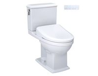Toto Connelly - WASHLET®+ S7 Two-Piece Toilet - 1.28 GPF & 0.9 GPF Without Auto Flush - Cotton Toto Connelly - WASHLET®+ S7 Two-Piece Toilet - 1.28 GPF & 0.9 GPF Without Auto Flush - Cotton