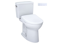 Toto Drake® WASHLET®+ S7 Two-Piece Toilet - 1.28 GPF With Auto Flush - Cotton Toto Drake® WASHLET®+ S7 Two-Piece Toilet - 1.28 GPF With Auto Flush - Cotton