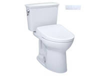 Toto Drake® Transitional WASHLET®+ S7 Two-Piece Toilet - 1.28 GPF Without Auto Flush - Cotton Toto Drake® Transitional WASHLET®+ S7 Two-Piece Toilet - 1.28 GPF Without Auto Flush - Cotton
