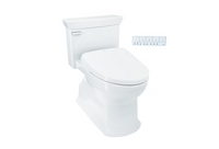Toto Soirée® WASHLET+ S7A One-Piece Toilet - 1.28 GPF - Cotton Toto Soirée® WASHLET+ S7A One-Piece Toilet - 1.28 GPF - Cotton