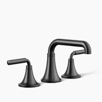 Kohler Tone™ Widespread Bathroom Sink Faucet, 1.2 GPM - Matte Black Kohler Tone™ Widespread Bathroom Sink Faucet, 1.2 GPM - Matte Black