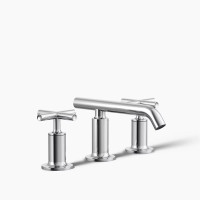 Kohler Purist® Widespread Bathroom Sink Faucet With Cross Handles, 1.2 GPM - Polished Chrome Kohler Purist® Widespread Bathroom Sink Faucet With Cross Handles, 1.2 GPM - Polished Chrome
