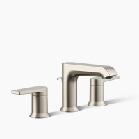 Kohler Hint® Widespread Bathroom Sink Faucet, 1.2 GPM - Vibrant Brushed Nickel Kohler Hint® Widespread Bathroom Sink Faucet, 1.2 GPM - Vibrant Brushed Nickel