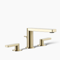 Kohler Composed® Widespread Bathroom Sink Faucet With Lever Handles, 1.2 GPM - Vibrant French Gold Kohler Composed® Widespread Bathroom Sink Faucet With Lever Handles, 1.2 GPM - Vibrant French Gold