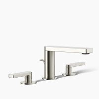 Kohler Composed® Widespread Bathroom Sink Faucet With Lever Handles, 1.2 GPM - Vibrant Polished Nickel Kohler Composed® Widespread Bathroom Sink Faucet With Lever Handles, 1.2 GPM - Vibrant Polished Nickel