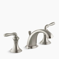 Kohler Devonshire® Widespread Bathroom Sink Faucet, 1.2 GPM - Vibrant Brushed Nickel Kohler Devonshire® Widespread Bathroom Sink Faucet, 1.2 GPM - Vibrant Brushed Nickel