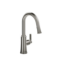 Riobel Trattoria Pulldown Kitchen Faucet With C-Spout - Stainless Steel Finish