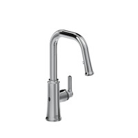 Riobel Trattoria Pull-Down Touchless Kitchen Faucet with U-Spout - Chrome