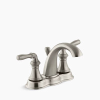 Kohler Devonshire® Centerset Bathroom Sink Faucet, 1.2 GPM - Vibrant Brushed Nickel Kohler Devonshire® Centerset Bathroom Sink Faucet, 1.2 GPM - Vibrant Brushed Nickel