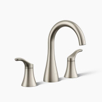 Kohler Simplice® Widespread Bathroom Sink Faucet, 1.2 GPM - Vibrant Brushed Nickel Kohler Simplice® Widespread Bathroom Sink Faucet, 1.2 GPM - Vibrant Brushed Nickel