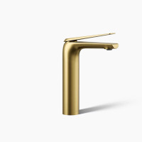 Kohler Avid® Tall Single-handle Bathroom Sink Faucet, 1.2 GPM - Vibrant Brushed Moderne Brass Kohler Avid® Tall Single-handle Bathroom Sink Faucet, 1.2 GPM - Vibrant Brushed Moderne Brass