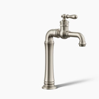 Kohler Artifacts® Gentleman's® Single-handle Bathroom Sink Faucet, 1.2 GPM - Vibrant Brushed Nickel Kohler Artifacts® Gentleman's® Single-handle Bathroom Sink Faucet, 1.2 GPM - Vibrant Brushed Nickel