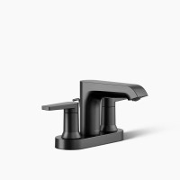 Kohler Hint® Centerset Bathroom Sink Faucet, 1.2 GPM - Matte Black Kohler Hint® Centerset Bathroom Sink Faucet, 1.2 GPM - Matte Black