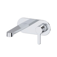 Riobel Nibi Wall Mount Bathroom Faucet Trim - Chrome Riobel Nibi Wall Mount Bathroom Faucet Trim - Chrome