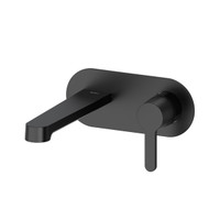 Riobel Nibi Wall Mount Bathroom Faucet Trim - Black Riobel Nibi Wall Mount Bathroom Faucet Trim - Black