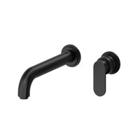 Riobel Arca Wall Mount Bathroom Faucet Trim - Black Riobel Arca Wall Mount Bathroom Faucet Trim - Black