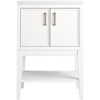 Kohler Winnow 24" Free Standing Single Basin Vanity Set with Cabinet, and Quartz Vanity Top - White Kohler Winnow 24" Free Standing Single Basin Vanity Set with Cabinet, and Quartz Vanity Top - White