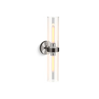 Kohler Lighting Purist 2 Light 22" Tall Bathroom Sconce - Titanium Kohler Lighting Purist 2 Light 22" Tall Bathroom Sconce - Titanium