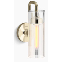 Kohler Lighting Purist 13" Tall Bathroom Sconce - French Gold Kohler Lighting Purist 13" Tall Bathroom Sconce - French Gold