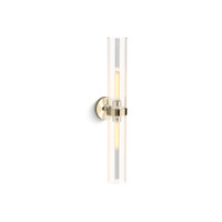 Kohler Lighting Purist 2 Light 29" Tall Sconce - French Gold Kohler Lighting Purist 2 Light 29" Tall Sconce - French Gold