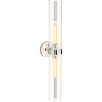 Kohler Lighting Purist 2 Light 29" Tall Sconce - Polished Nickel Kohler Lighting Purist 2 Light 29" Tall Sconce - Polished Nickel
