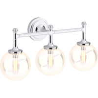 Kohler Lighting Bellera 3 Light 22" Wide Vanity Light - Polished Chrome Kohler Lighting Bellera 3 Light 22" Wide Vanity Light - Polished Chrome