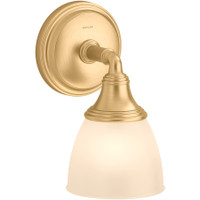 Kohler Lighting Devonshire 9" Tall Bathroom Sconce - Brushed Moderne Brass Kohler Lighting Devonshire 9" Tall Bathroom Sconce - Brushed Moderne Brass