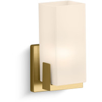 Kohler Lighting Honesty 9" Tall Wall Sconce with Frosted Glass Shade - Brushed Moderne Brass Kohler Lighting Honesty 9" Tall Wall Sconce with Frosted Glass Shade - Brushed Moderne Brass