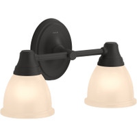Kohler Lighting Forte 2 Light 15" Wide Bathroom Vanity Light - Matte Black Kohler Lighting Forte 2 Light 15" Wide Bathroom Vanity Light - Matte Black