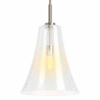 Kohler Lighting Simplice 14" Wide Pendant with Seedy Glass Shade - Brushed Nickel Kohler Lighting Simplice 14" Wide Pendant with Seedy Glass Shade - Brushed Nickel
