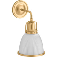 Kohler Lighting Hauksbee 14" Tall 1 Light Bell Wall Sconce - Brushed Modern Brass Kohler Lighting Hauksbee 14" Tall 1 Light Bell Wall Sconce - Brushed Modern Brass