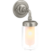 Kohler Lighting Artifacts 12" Tall Bathroom Sconce - Brushed Nickel Kohler Lighting Artifacts 12" Tall Bathroom Sconce - Brushed Nickel