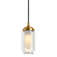 Kohler Lighting Artifacts 5" Wide Mini Pendant - Brushed Moderne Brass Kohler Lighting Artifacts 5" Wide Mini Pendant - Brushed Moderne Brass