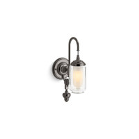 Kohler Lighting Artifacts 15" Tall Bathroom Sconce - Titanium Kohler Lighting Artifacts 15" Tall Bathroom Sconce - Titanium