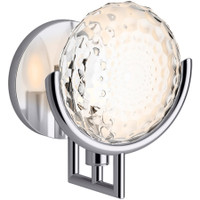 Kohler Lighting Arendela 8" Tall Wall Sconce with Briolette Faceted Glass - Polished Chrome Kohler Lighting Arendela 8" Tall Wall Sconce with Briolette Faceted Glass - Polished Chrome