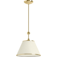 Kohler Lighting Parohn Single Light 14" Wide Pendant - Polished Brass Kohler Lighting Parohn Single Light 14" Wide Pendant - Polished Brass