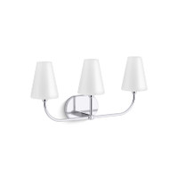 Kohler Lighting Kernen by Studio McGee 3 Light 25" Wide Vanity Light - Polished Chrome Kohler Lighting Kernen by Studio McGee 3 Light 25" Wide Vanity Light - Polished Chrome