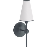 Kohler Lighting Parohn 17" Tall Fabric Shade Wall Sconce - Gunmetal Kohler Lighting Parohn 17" Tall Fabric Shade Wall Sconce - Gunmetal